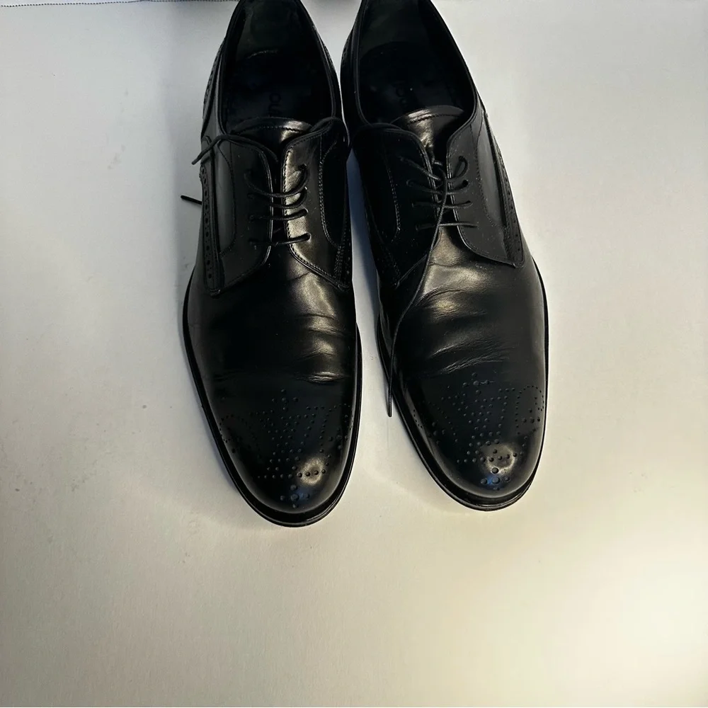 Louis Vuitton Black Leather Oxfords - Picture 6 of 6